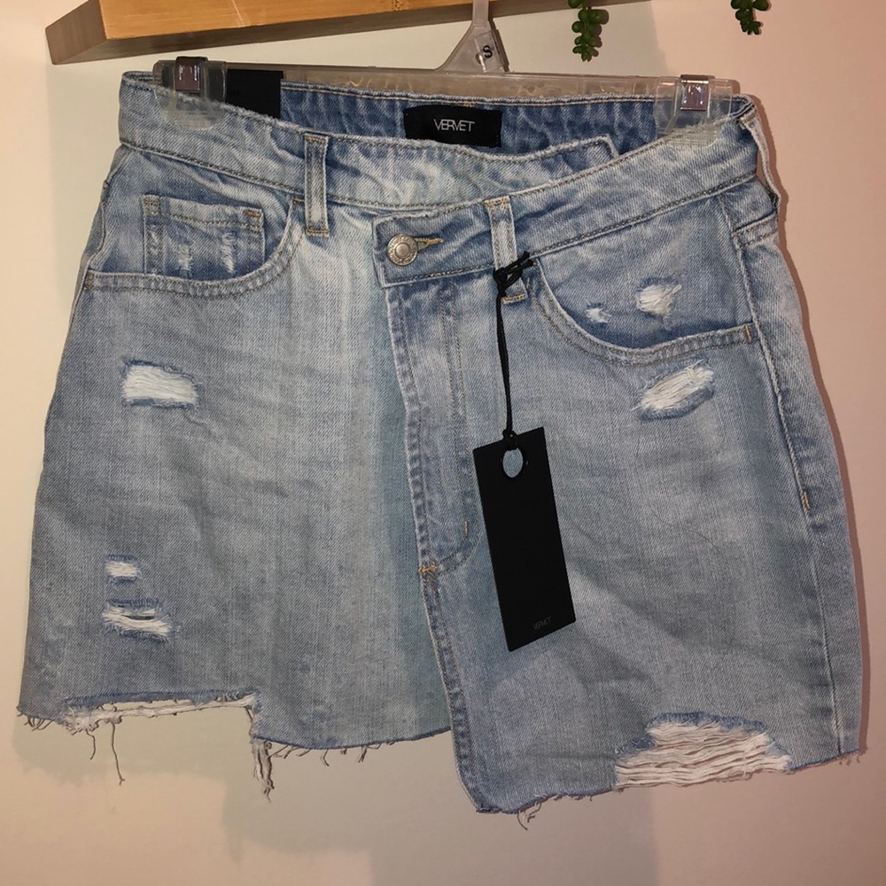 Denim Mini Skirt